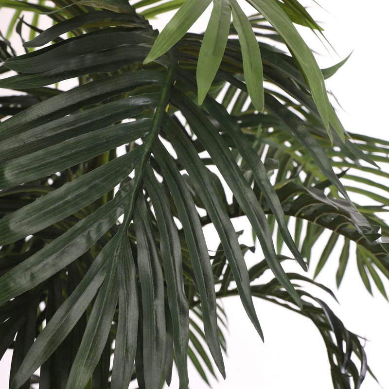 Faux Palm Plant in Pot, 190cm H x 145cm W x 145cm D