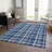 Washable Plaid Indoor / Outdoor Rug-600838773