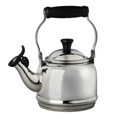 MacKenzie Childs Courtly Check® 3 Quart Tea Kettle with Bird & Reviews