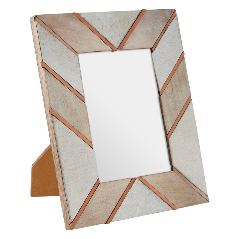 Brown Solid + Manufactured Wood Picture Frame, 5" x 7"