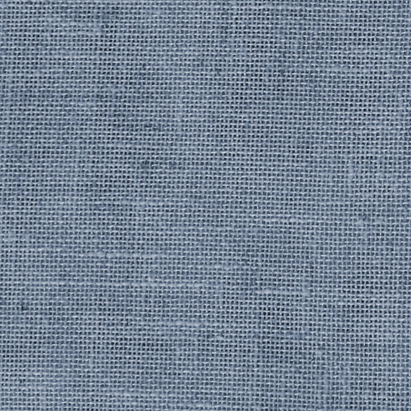 Paire de rideaux semi-transparents en polyester avec passe-tringle Joe , Bleu pierre, L 52 po x L 84 po