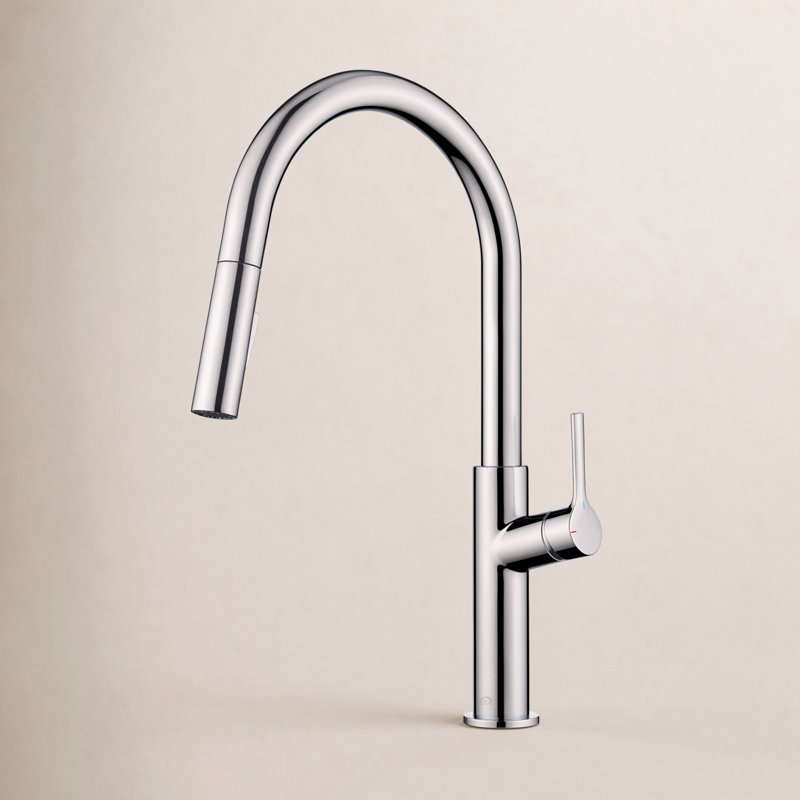 KIBI Fusion Pull Down Kitchen Faucet, Chrome