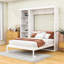 Goudelock Wood Murphy Bed with Shelves and Headboard-183274806-183274807