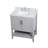 Scottsbluff 30'' Single Bathroom Vanity with Engineered Marble Top-2001787023