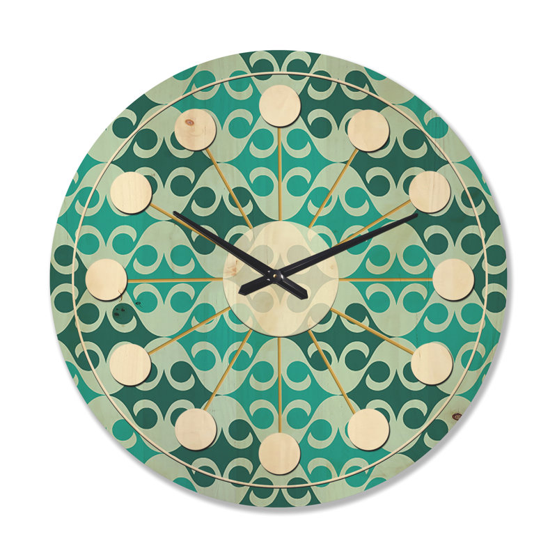 Solid Wood Wall Clock, Large