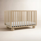 Amalfi Deluxe 5-In-1 Convertible Crib With Bonus Toddler Guardrail
