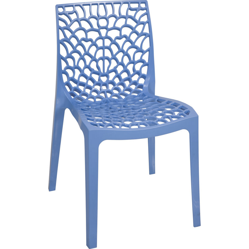 Chaise de patio Ashvath, bleu