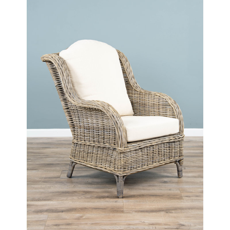 Keyes Patio Dining Armchair with Cushion