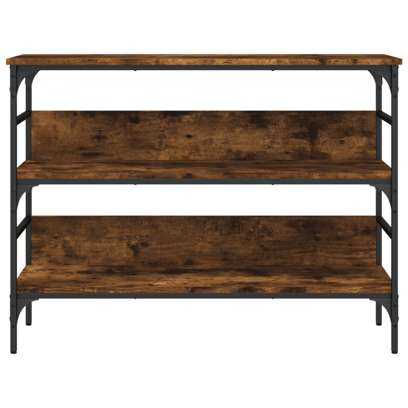 Kirree Console Table, 29.5" H x 39.4" W x 12.6" D, Dark Walnut