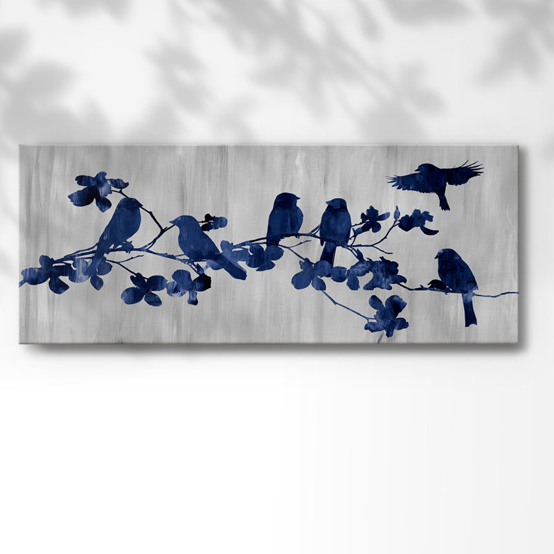 " Indigo Hangout ", 20" H x 50" W x 1.5" D