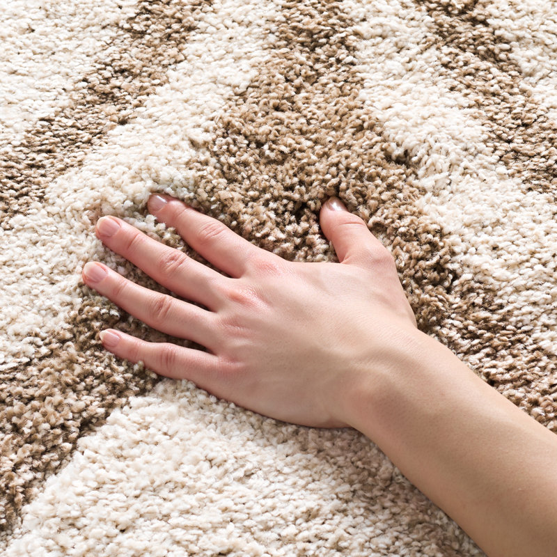 Tapis ivoire / beige Altoona, Rectangle 4 pi x 6 pi