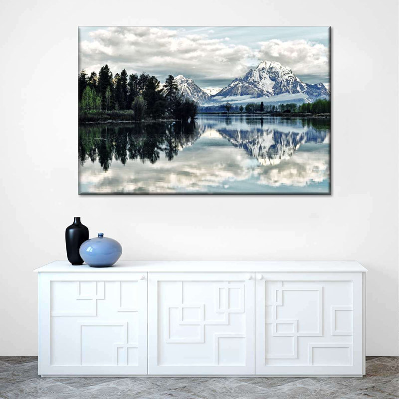 Jackson Hole, reproduction sur toile, H 24 po x l 16 po x P 1,25 po