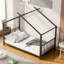 Lit plateforme simple en métal-1180489685