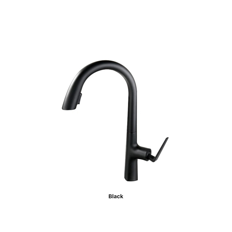 Robinet de cuisine rétractable AvaMalis, Or