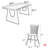 Partap Simple solid wood table-1099795460