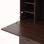 Armoire de bureau, avec tiroir de rangement et tablettes, bureau pliable