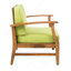 Ensemble de 2 fauteuils club, vert-1219053308