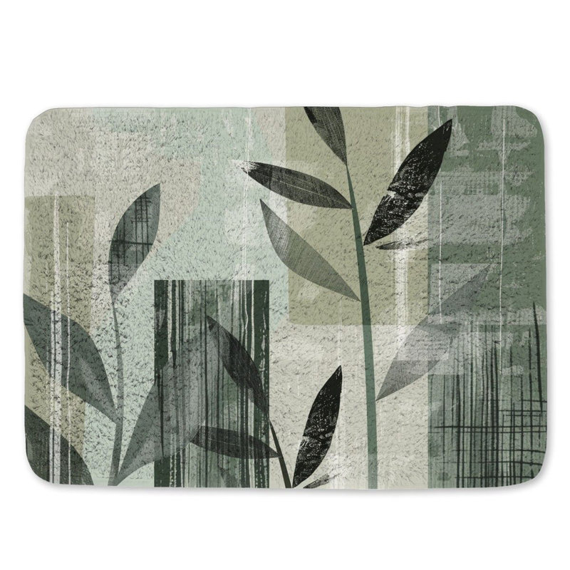 Tapis de bain en microfibre / microsuède Azusa, L 17 po x L 24 po