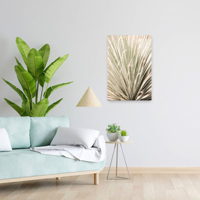 Art contemporain contemporain abstrait, minimaliste, cactus, paysage naturel