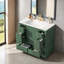 Meuble-lavabo simple 36 po avec plateau en céramique Davaughn