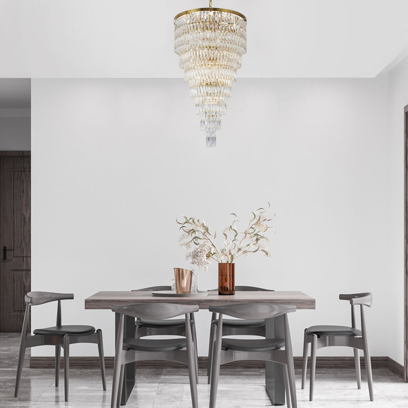 Lustre en cristal 39 lumières DEL Transitional