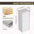 Float Mounting Design Bathroom Side Cabinet-107287444