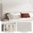 Bed Frame with 56" Tall Headboard, Boucle Upholstered Platform Bed with Nailhead Trim, Soft Fabric, No Box Spring Needed, Easy Assembly-1409323677-1409323651