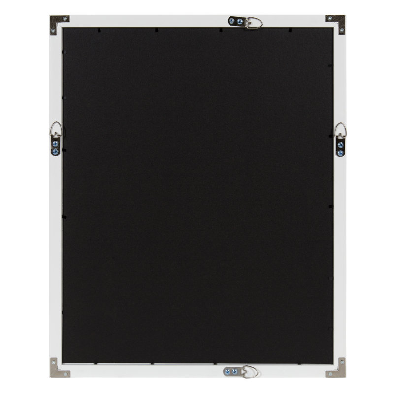 Baislee Matte Picture Frame - Set of 3 with Mat, White