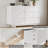 Modern 6 Drawers Dresser, 47.2" Wide Wood Dressers & Chests Of Drawers,White-244900433