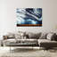 Superbe peinture murale en verre trempé 27,6 po x 39,4 po | 100% verre trempé, épaisseur: 0,16 pouce | Décoration élégante pour le salon ou le bureau, durable et facile à nettoyer, idée de cadeau parfaite
