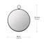 Miroir mural 24 po x 27 po