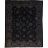 Wool Oriental Area Rug in Black