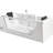 70.9'' x 35.4'' Whirlpool Bathtub with Faucet