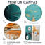 Towerside - Turquoise, art mural-114715257-114715258-114715256