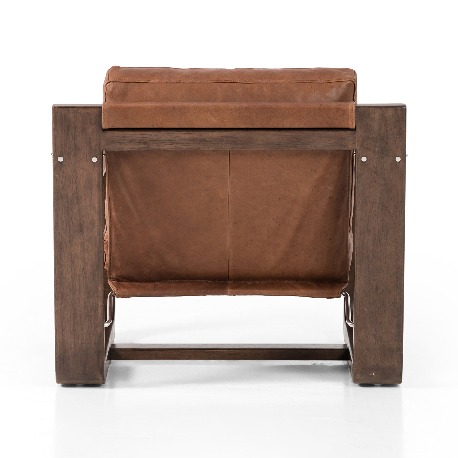 Arista Genuine Leather Armchair, Heirloom Sienna Genuine Leather