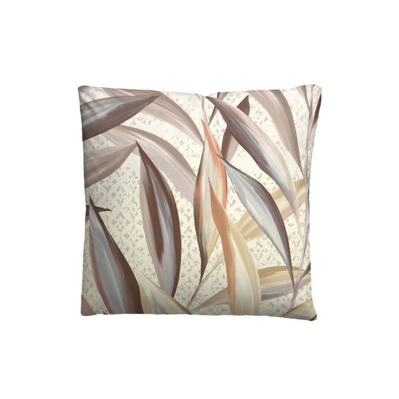 Biberna Feinbiber Bettwäsche 0005189 PALMBLÄTTER Cotton Floral Duvet Cover with Pillow Shams Included