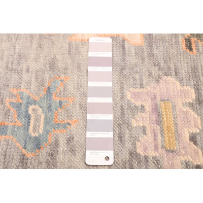 Modern Oushak Grey Rug 8'1" x 10'2"