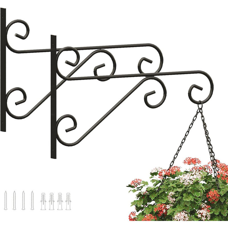 Paquet de 2 supports de fixation pour plante 16 po