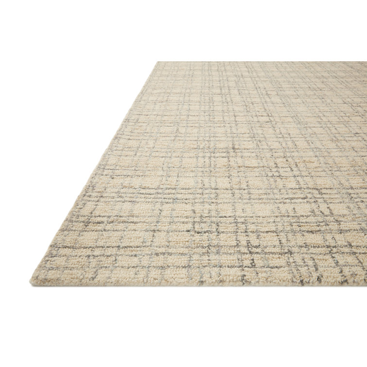 Polly Checkered Antique/Mist Area Rug