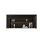 Black Solid Wood TV Cabinet Fireplace-117628759