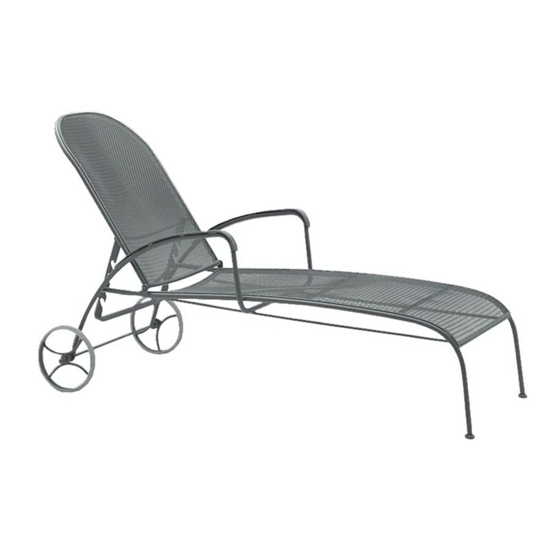 Valencia Outdoor Chaise Lounge, Matte White