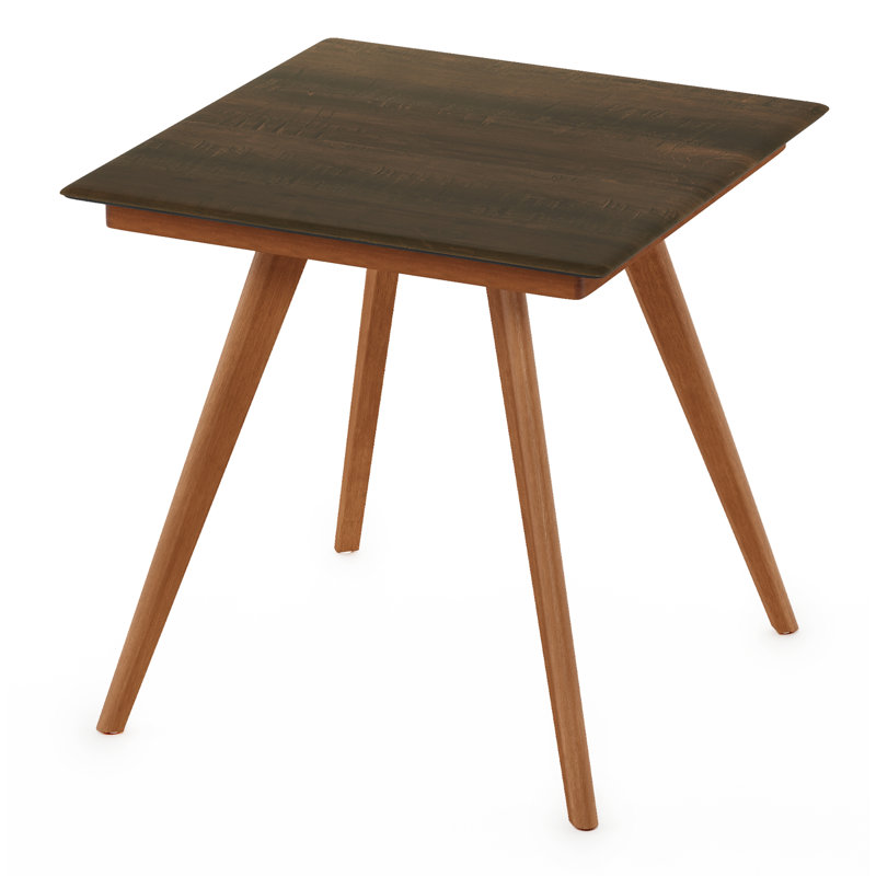 Square Wood Outdoor Dining Table , cm W cm D, Walnut