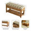 Banc de rangement rembourré en coton Avana-36058892