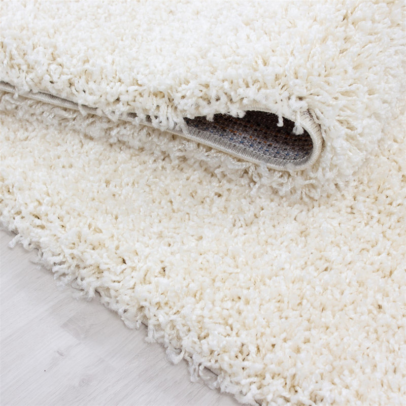 Tapis uni en polypropylène tissé à la machine Dollicia, Rectangle 3 pi 11 po x 5 pi 7 po