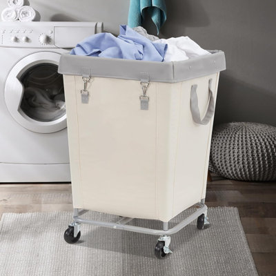 Heavy Duty Steel Frame Commercial Laundry Basket