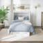 Lit escamotable en bois massif avec station de charge et matelas Kindig-71855951-23569781