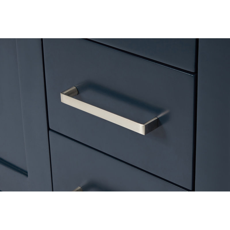 ARIEL Magnolia 42 Single Bathroom Vanity with Top, Midnight Blue, Rectangular