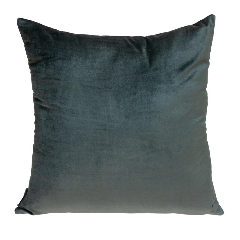 Coussin 16 po x 16 po, Gris foncé