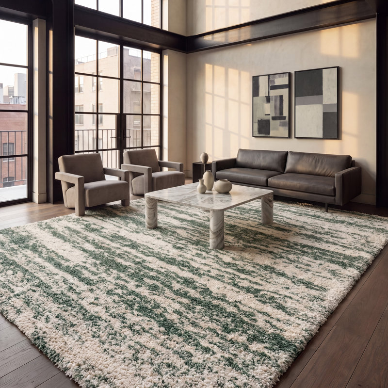 Mashburn Performance Abstract Rug, Rectangle 10' x 14'