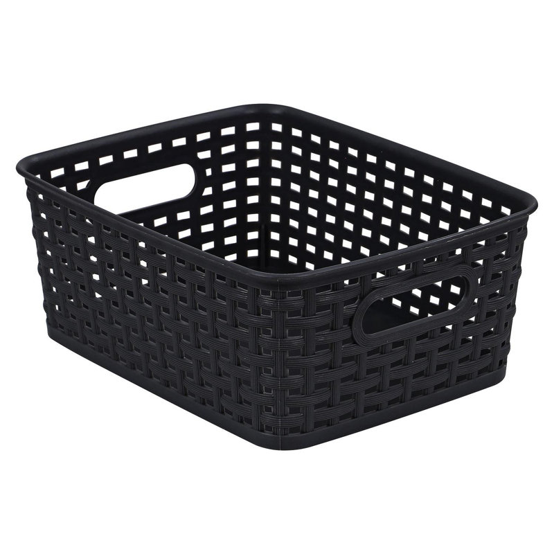 Plastic Crate, Black